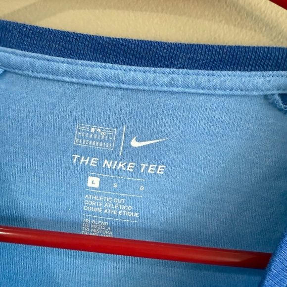 Nike Light Blue Kansas City Royals 3/4 Baseball T-Shirt - Picture 6 of 9